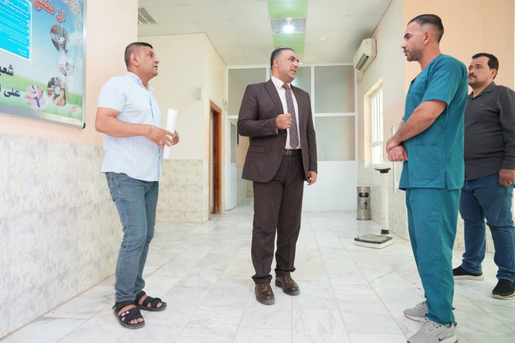 President of Al-Muthanna University Inspects the University Health Center and Reviews the Services Provided There